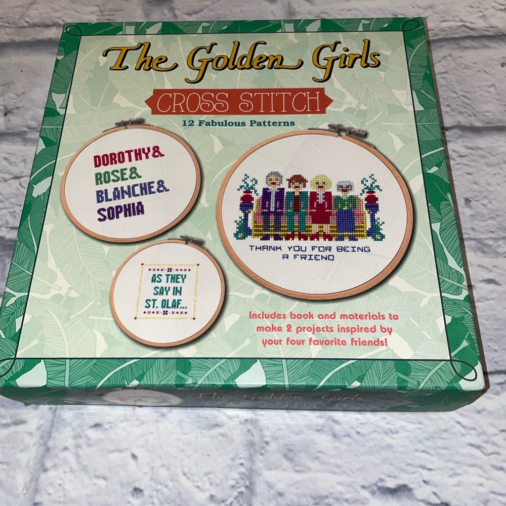 Golden girls cross stitch kit new